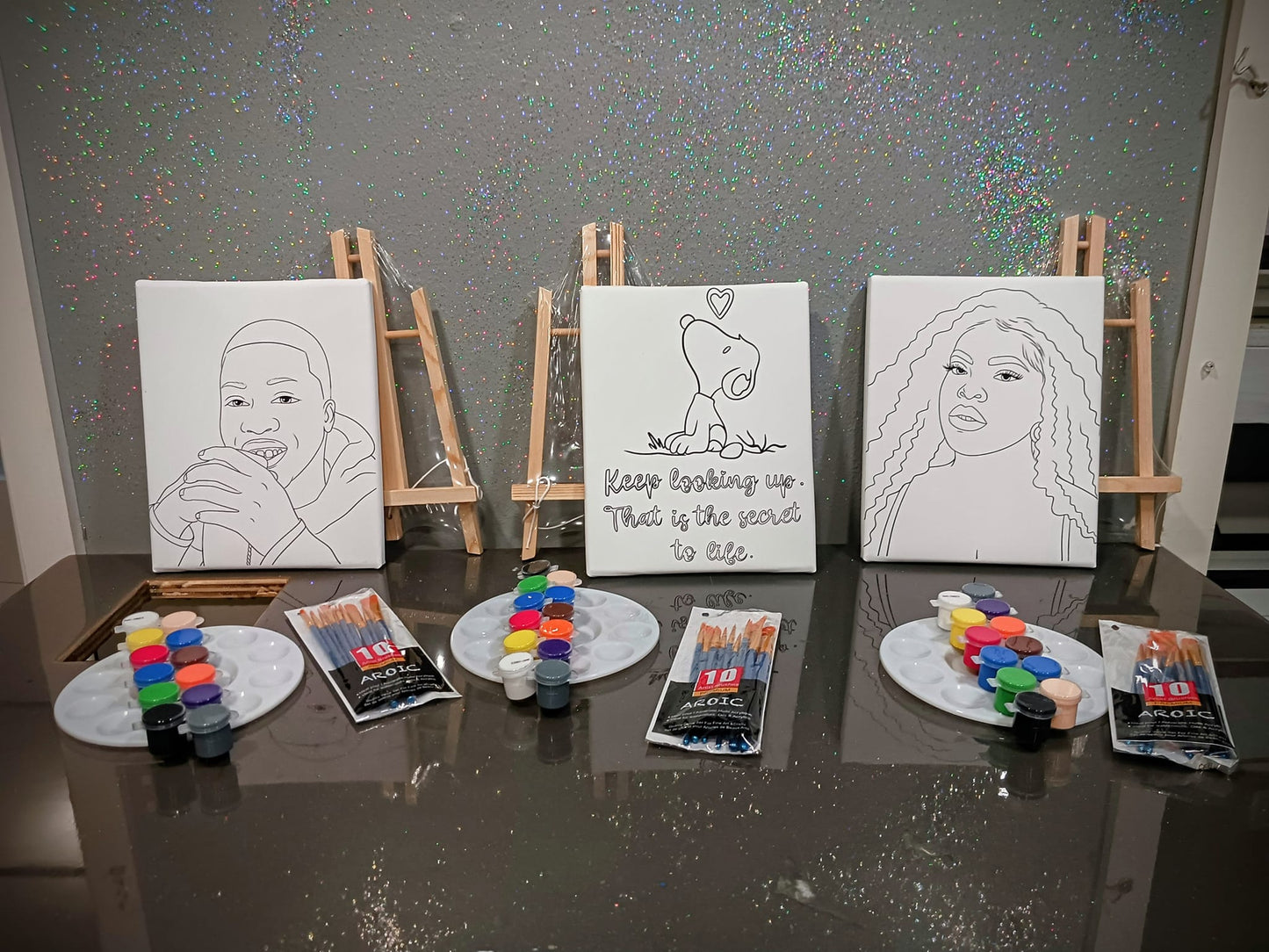 Paint It Yourself Canvas Kits | Custom Outline Art