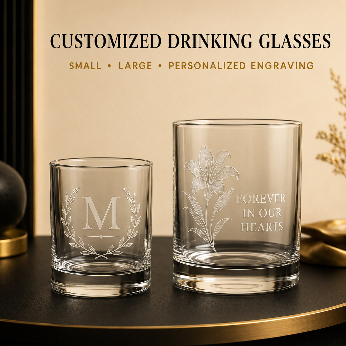 Customized Drinking Glasses