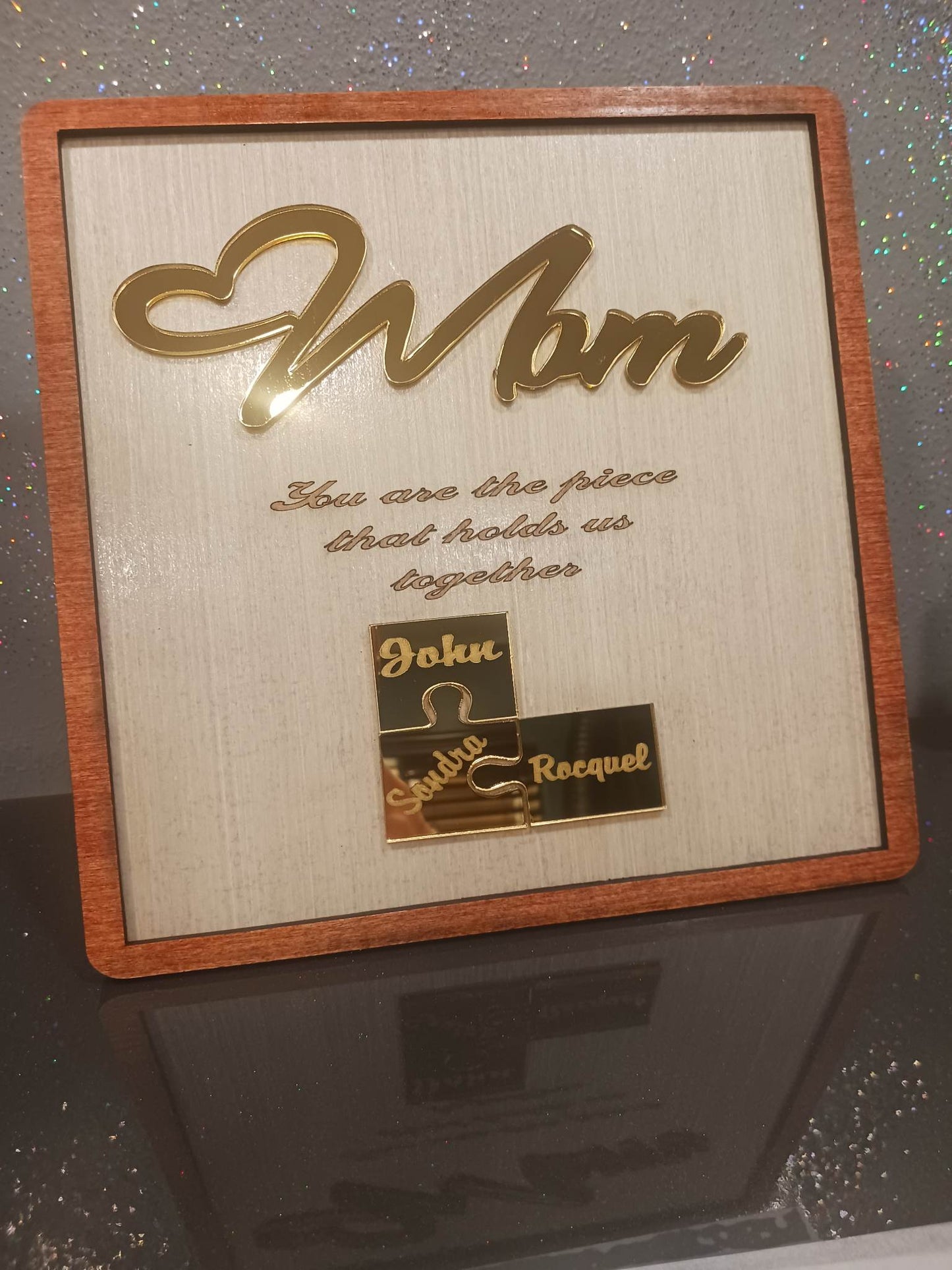 Moms Puzzle Piece Frame