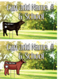 Sporty Yard Signs Single Sided