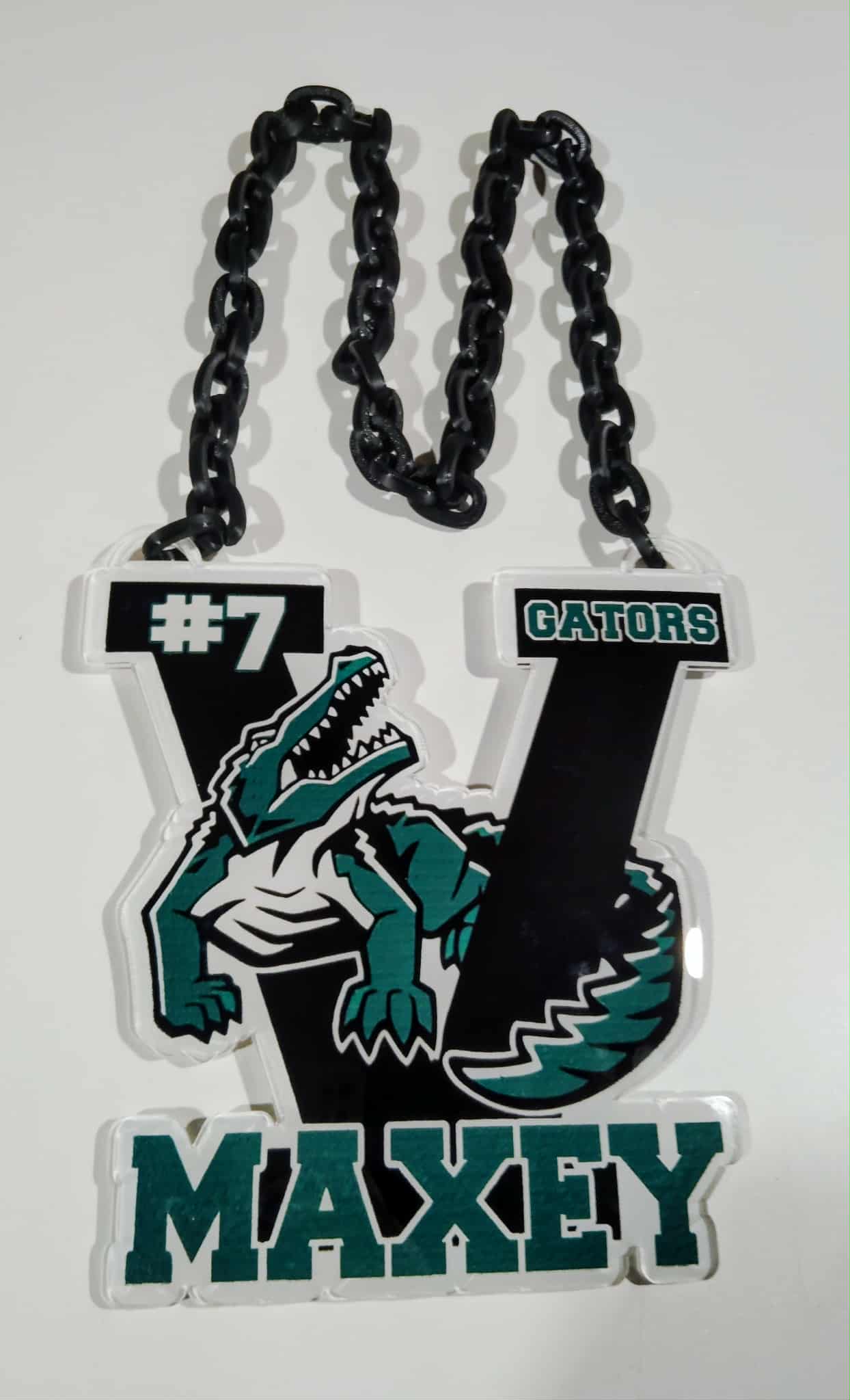 Necklace with Medallions Full Color ACRYLIC