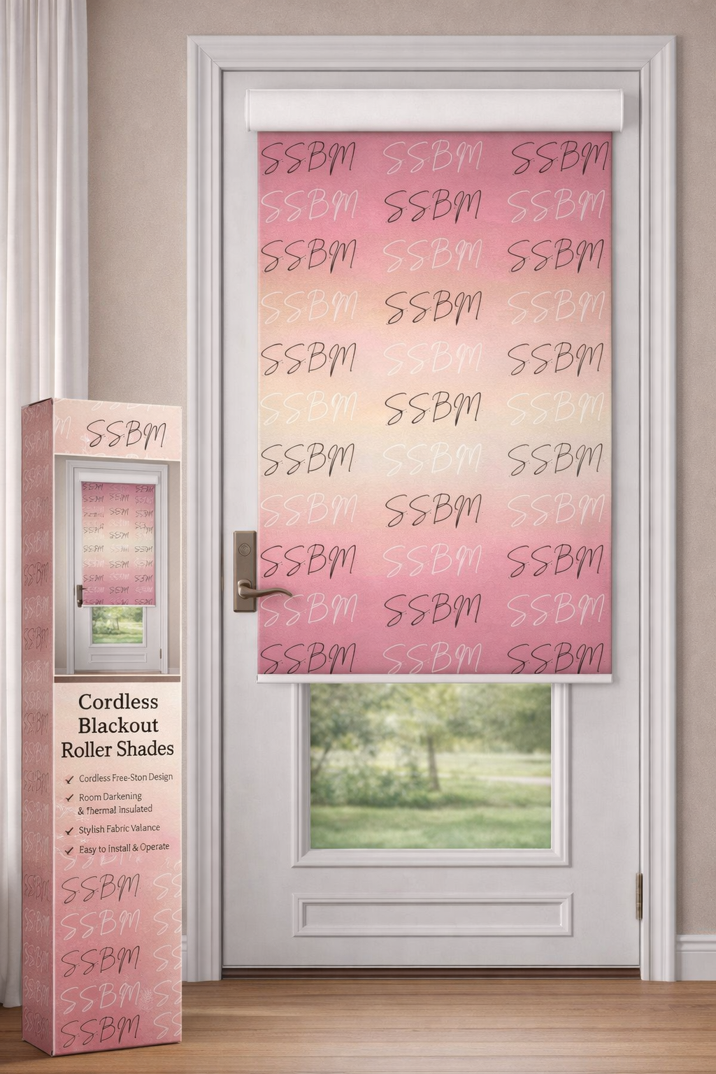 Custom Printed Blackout Roller Shades