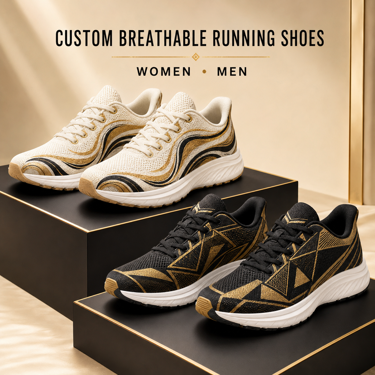 Custom Breathable Running Shoes | Women & Men