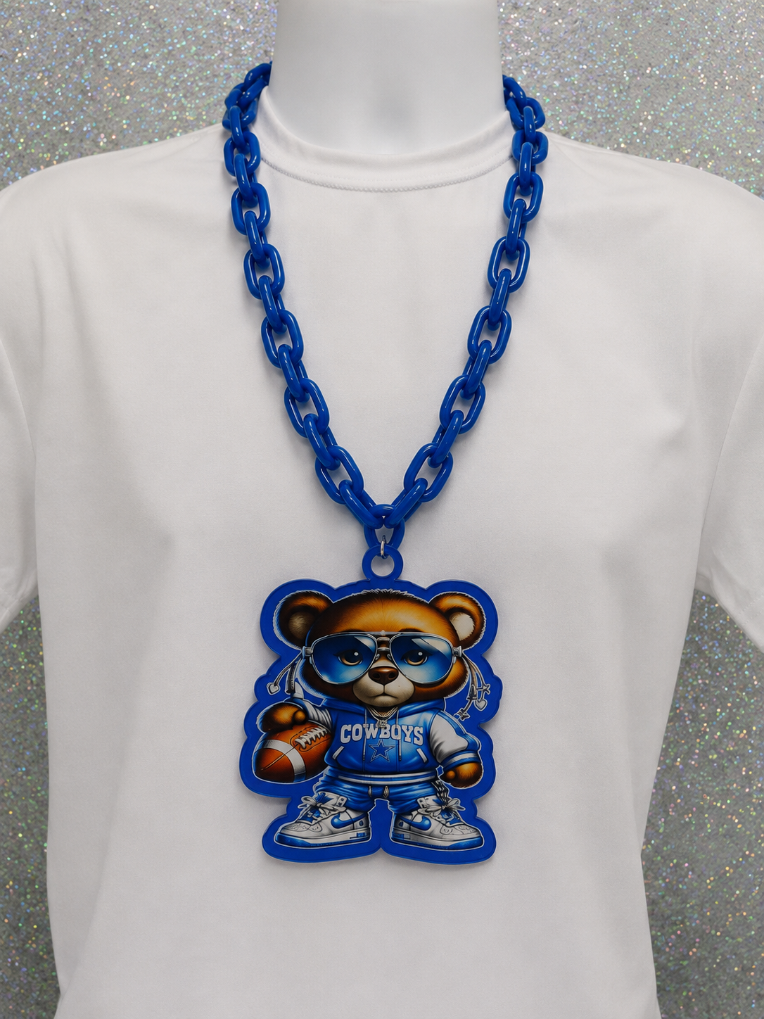 Custom Full-Color Acrylic Medallion & Hype Chain Options