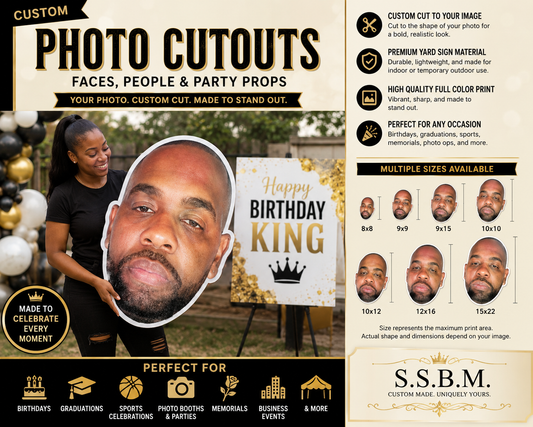 Custom Photo Cutouts | Faces, People & Party Props (Fat Heads)