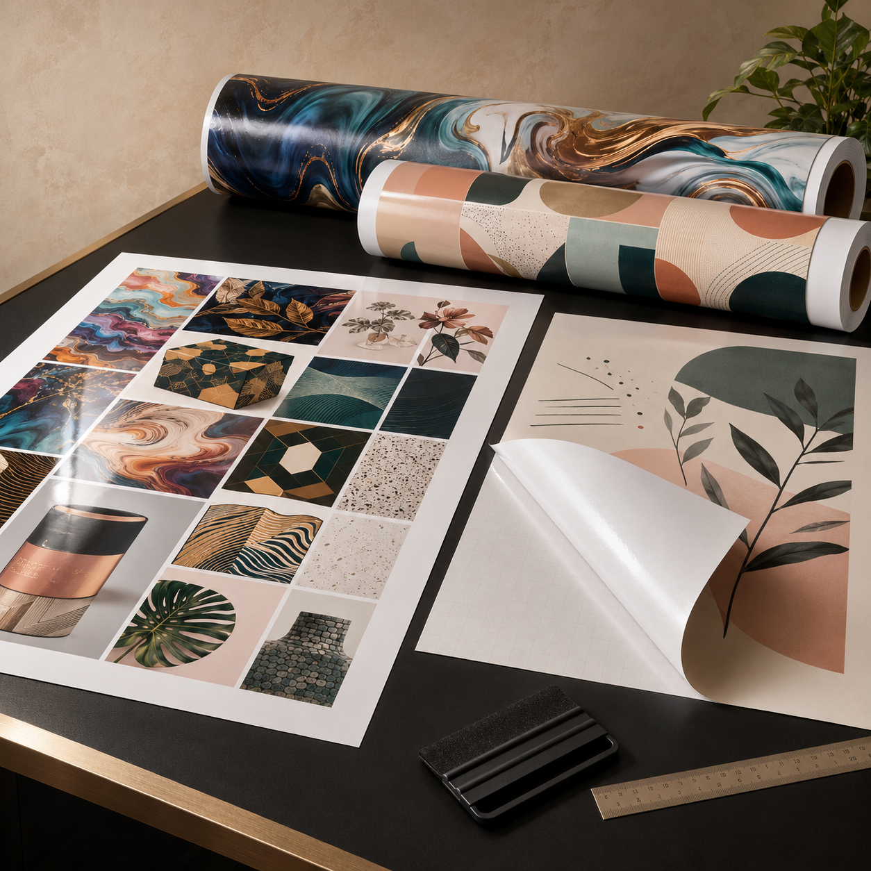 Custom Adhesive Print Sheets | Gloss or Matte Finish