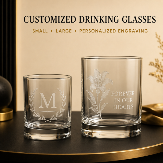 Customized Drinking Glasses