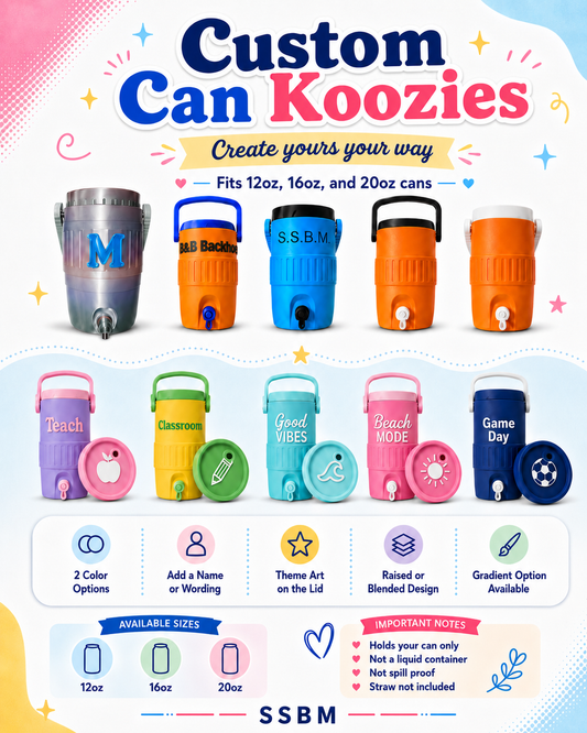 Custom Can Koozie Drink Accessory