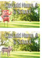 Sporty Yard Signs Single Sided