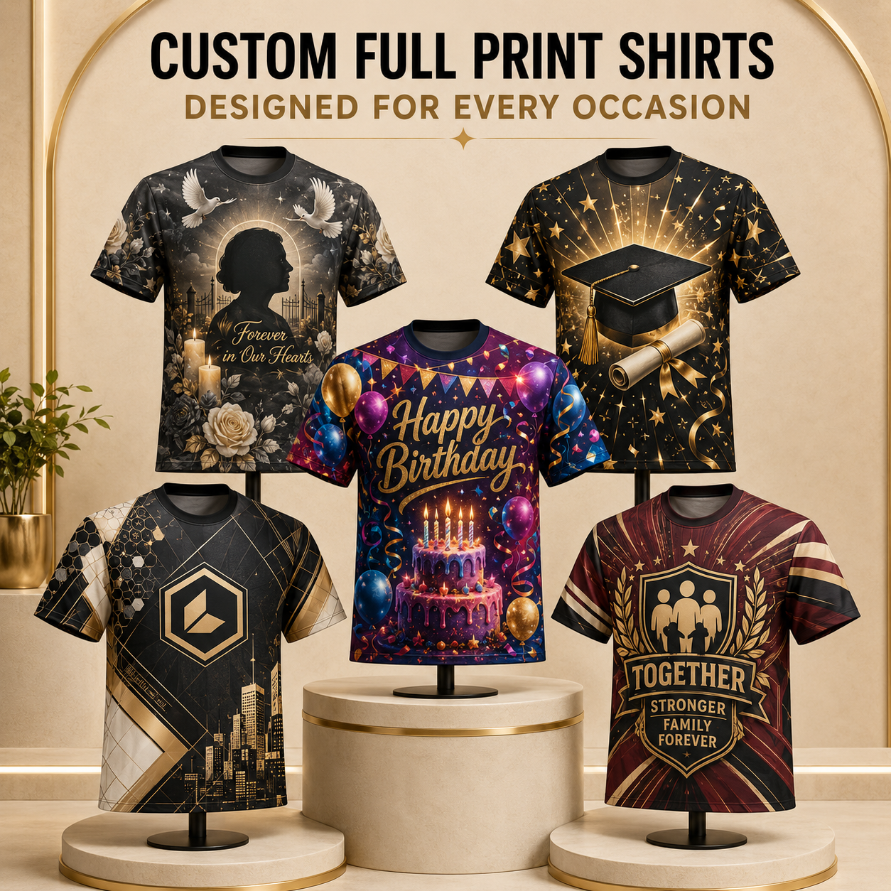 Custom 3D Full-Print Shirt | Personalized Front or Double-Sided Design