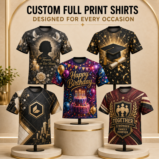 Custom 3D Full-Print Shirt | Personalized Front or Double-Sided Design