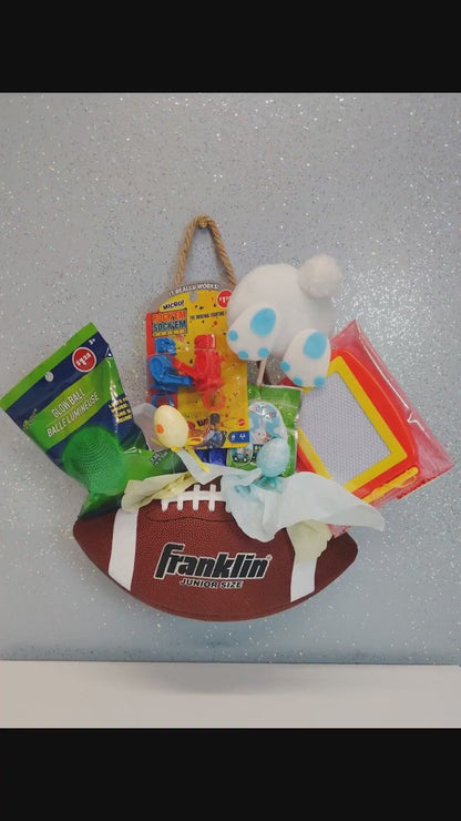 Sports Ball Gift Basket/Piggy Bank