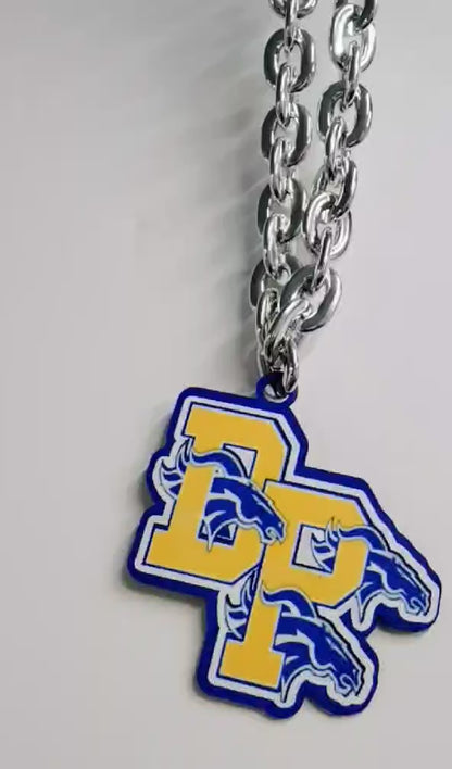 Necklace with Medallions Full Color ACRYLIC