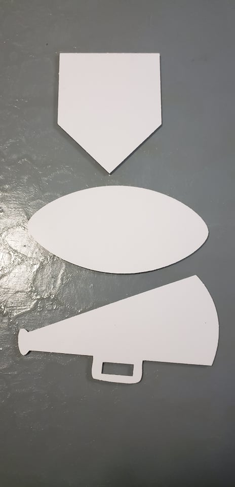 Single / Double Sided MDF Sublimation Cut Outs Wholesale