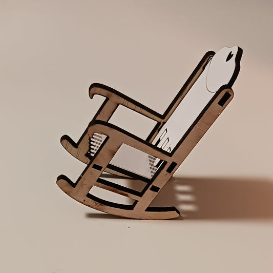 Christmas Chair & Bench Ornament 3 pack